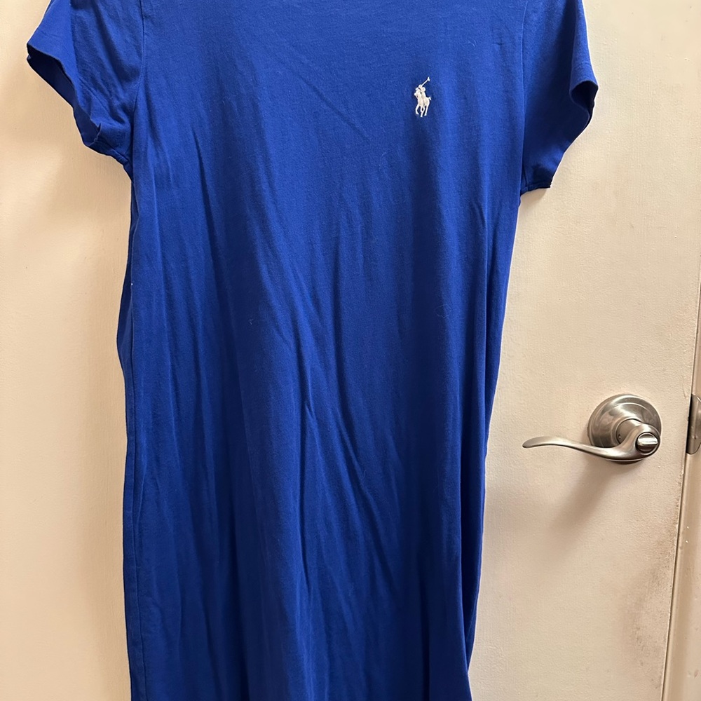 Ralph Lauren Blue T-Shirt Dress Size Small